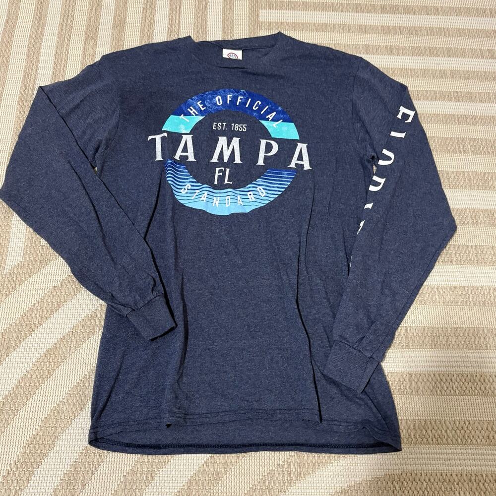 Tampa Florida Men's Graphic Long Sleeve Small T-Shirt
